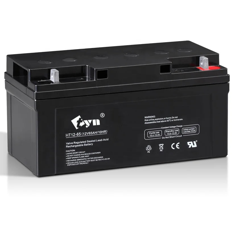 12V65Ah Maintenance-Free Deep Cycle Lead Acid Battery with Long Cycle Life