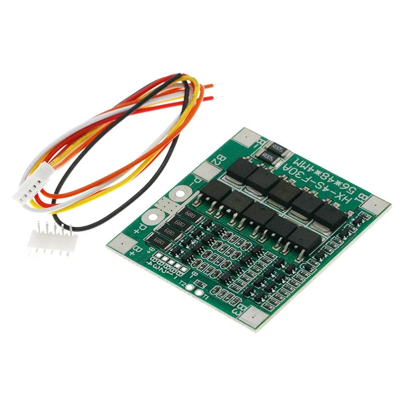 BMS 4S 3.2V 3.7V 30A LiFePO4 / Lithium Battery Charge Protection Board 12.8V 14.4V 18650 32650 Battery Packs With Balance