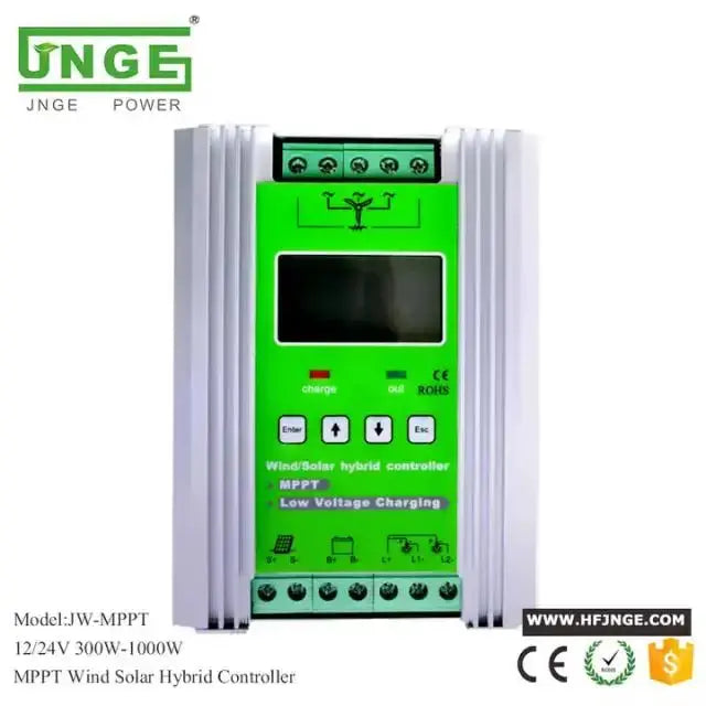 Easy Use Wind Turbine 300W 500W 600W 1KW 1.2KW 1.5KW Controller Solar Panel MPPT DC/AC  Wind-solar Hybrid Controller PRIME RJ SOLAR PH