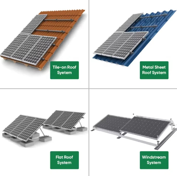 US Jinko Solar Panels Hybrid Solar Energy System 15Kw 10Kw 20Kw 30Kw 50kw Complete Hybrid Solar Panel Power System Kit for Home