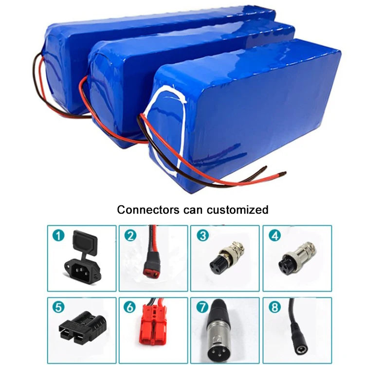 KXD ICR18650NS 7S4P 7S5P 24V 10Ah Li-Ion Battery Pack 18650 Electric Bike E-Bike 1-Year Warranty