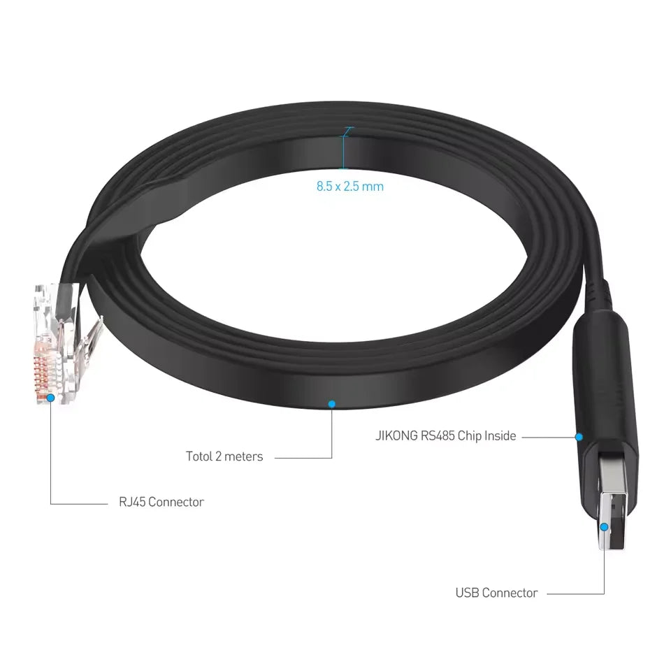 JIKONG BMS PCBA Accessories Kit | USB to RS485/TTL + Activation Switch + Energy Storage Communication Board