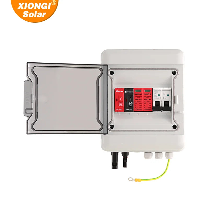 XIONGISOLAR SOLAR  1in1 600V  Isolating Switch Type PV Combiner Box 1 Series Photovoltaic Junction Box