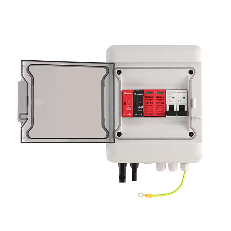 XIONGISOLAR SOLAR  1in1 600V  Isolating Switch Type PV Combiner Box 1 Series Photovoltaic Junction Box