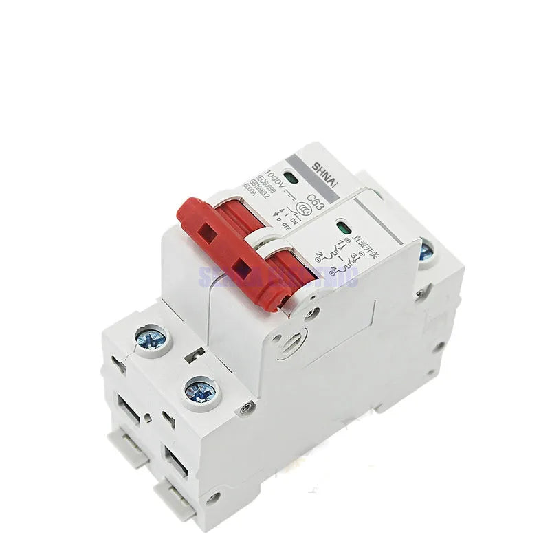 2P DC 1000V Solar Mini Circuit Breaker 6A/10A/16A/20A/25A/32A/40A/50A/63A DC MCB for PV System PRIME RJ SOLAR PH
