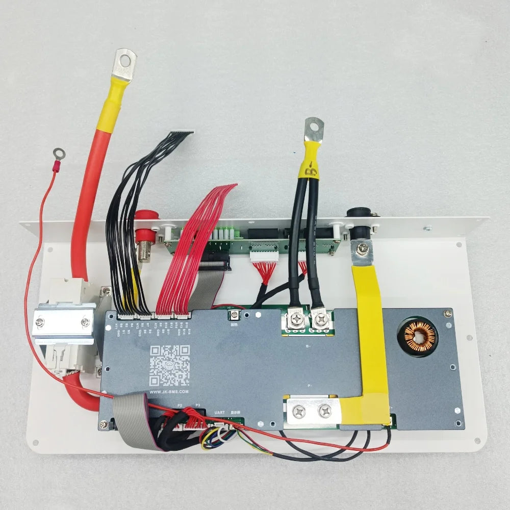 XINRONG XR12 48V 280Ah 314Ah 15kW LiFePO4 Solar Home Energy Storage Battery Case JK Inverter BMS V19 4.3 LCD DIY Kit EU Stock