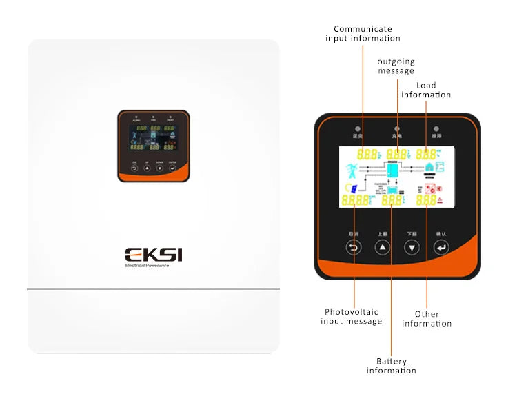 Hybrid Inverter for Home Energy Storage Portable Power Station Inverter for Solar Panel System