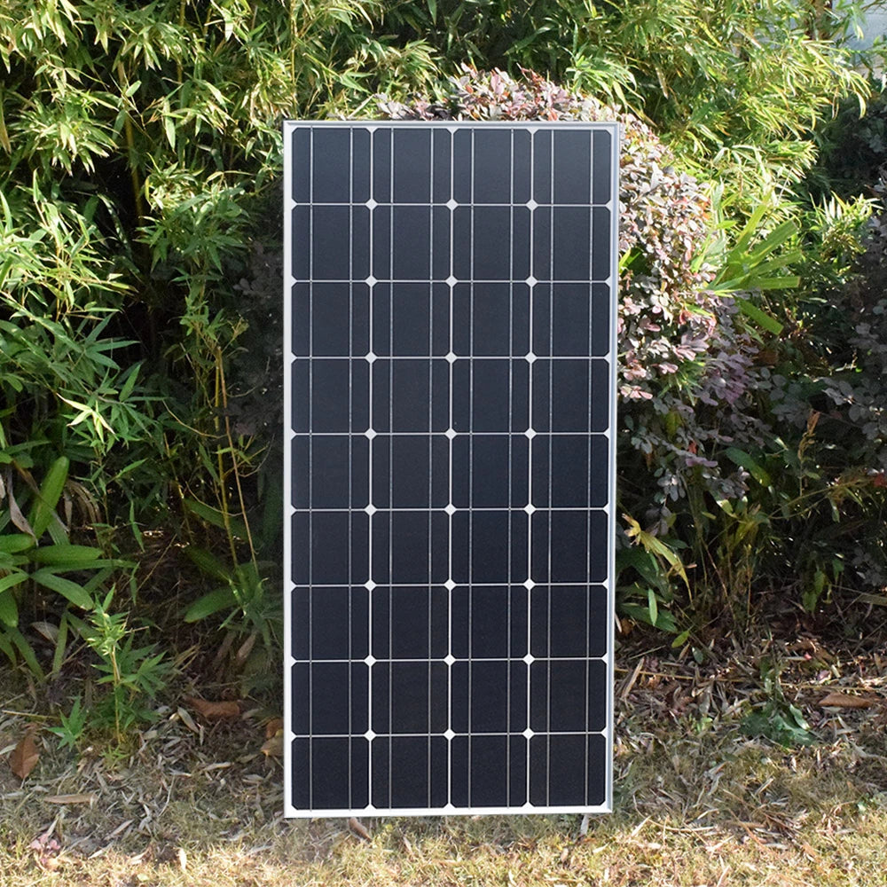 BOGUANG 150W 18V Lightweight Solar Panel Module PV Power Cell 12V Battery Charging Boat Caravan Grid Off-Grid CE FCC RoHS WEEE