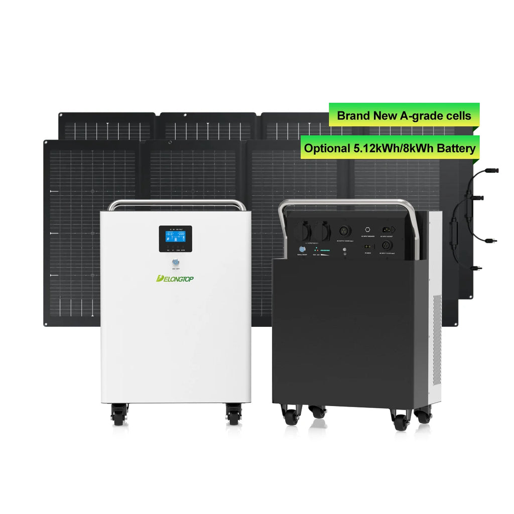 Top Portable Power Station 5KW for Home UPS Energy Storage Backup Solar Power Charging Station LiFePO4 220V 5000W PRIME RJ SOLAR PH