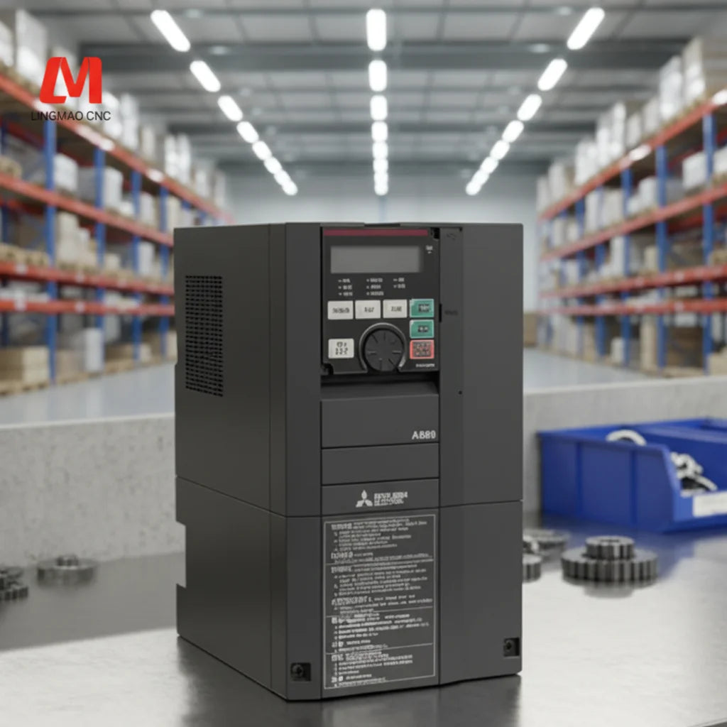 100% New Mitsubishi Frequency Converter FR-E820-3.7K Automation Inverter Plastic Industrial Equipment