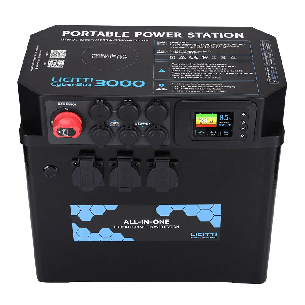 Licitti Wholesale Super Green Energy 3000W Portable Solar Storage System Power Station PRIME RJ SOLAR PH