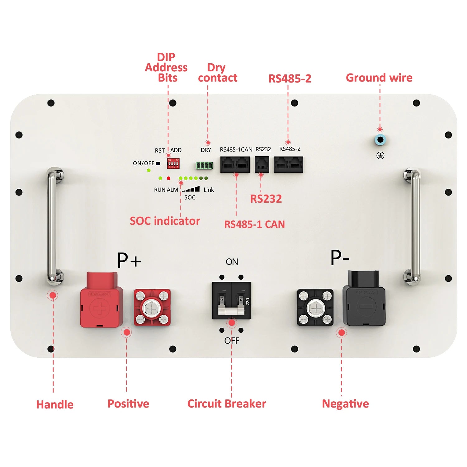 Poland Warehouse 51.2V 48V 16S Durable Metal Battery Box Energy System with JK V19 BMS Heating Pad 16KWh for Home Use