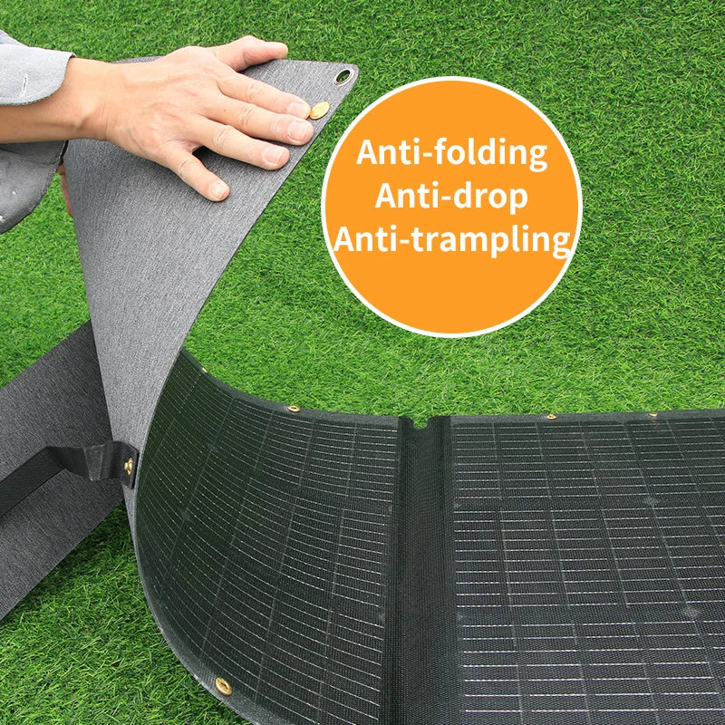 Eu Hot Selling Foldable Flexible 21w 30w 60w Waterproof Energy Storage Foldable Solar Panels Portable Solar Panel