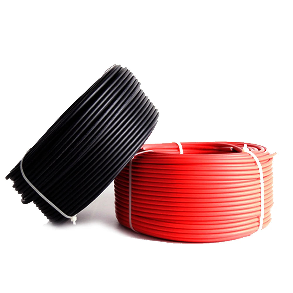 BOGUANG 10m Solar PV Cable 4mm2 6mm2 Red Black 10AWG 12AWG Solar Panel Module Home Station DIY System Kit
