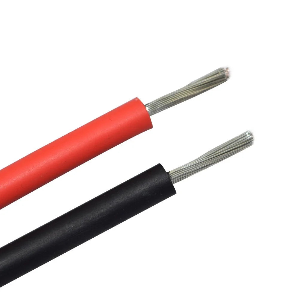 BOGUANG 10m Solar PV Cable 4mm2 6mm2 Red Black 10AWG 12AWG Solar Panel Module Home Station DIY System Kit