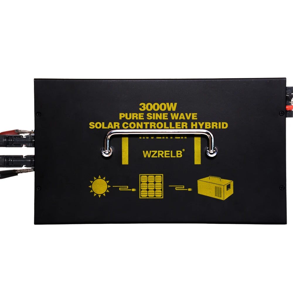 Pure Sine Wave  Hybrid Solar Power Inverter 3000W 12V/24V/36V/48V DC to 120V/220V/230V/240V DC/AC Converter 30A Charge Control