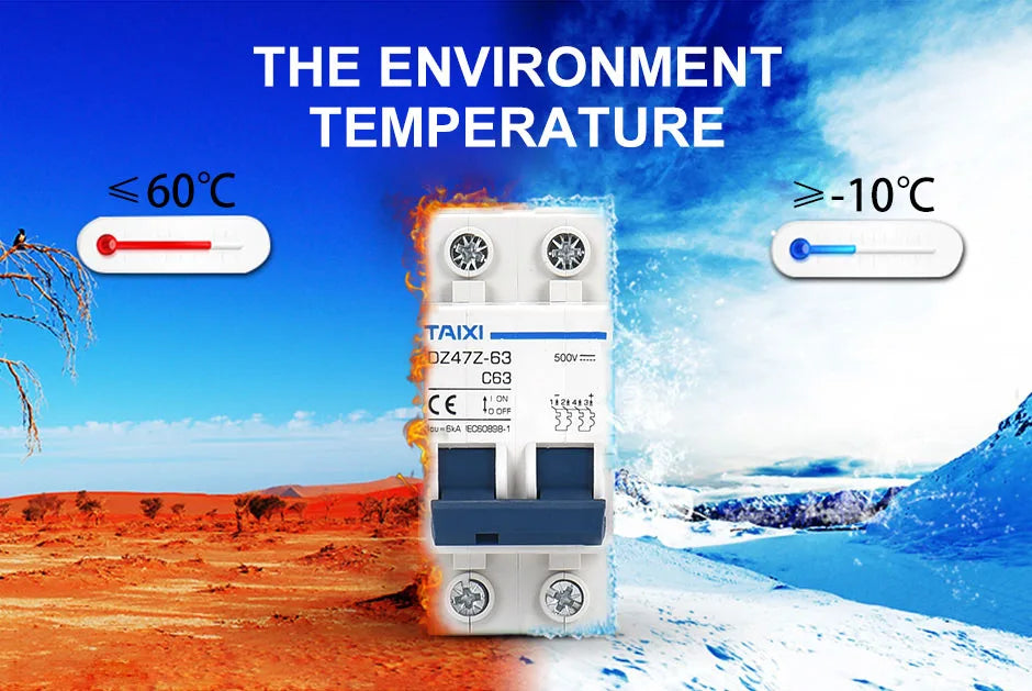 Solar PV MCB DC Circuit Breaker 1P/2P 500V 1000V Photovoltaic disconnect switch 10A 16A 20A 32A 40A 63A 100A 125A PRIME RJ SOLAR PH