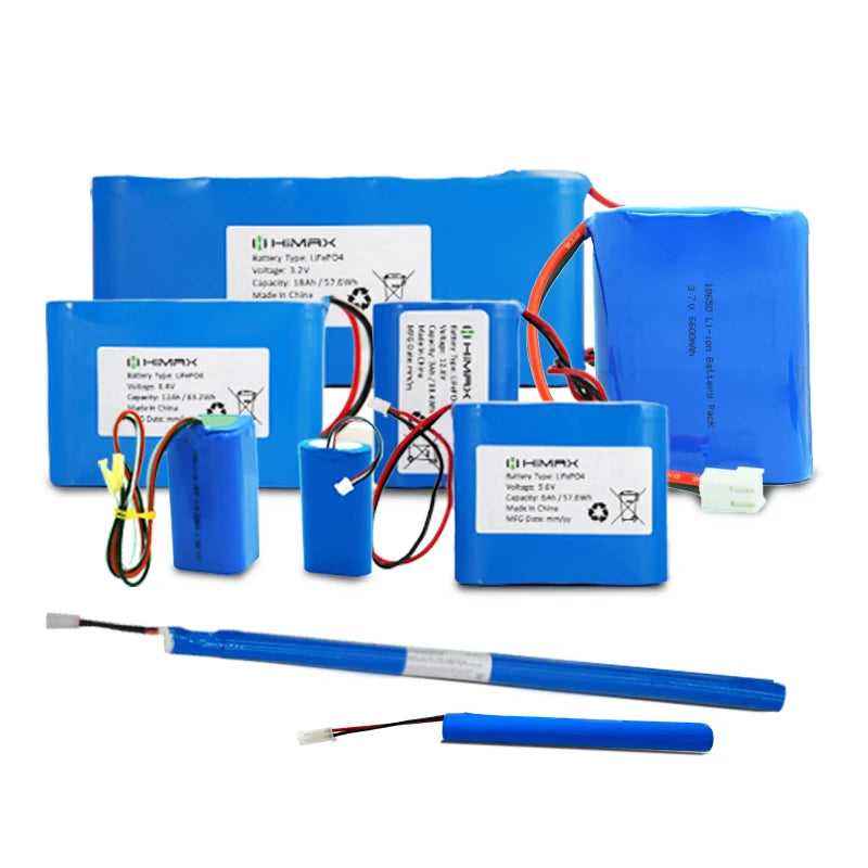 Li-ion Battery Pack 18650 1S 2S 4S 14.8V 2600mAh 3000mAh 3350mAh High Capacity 7.4V 14.8V Battery for E-consumers Lighting Robot