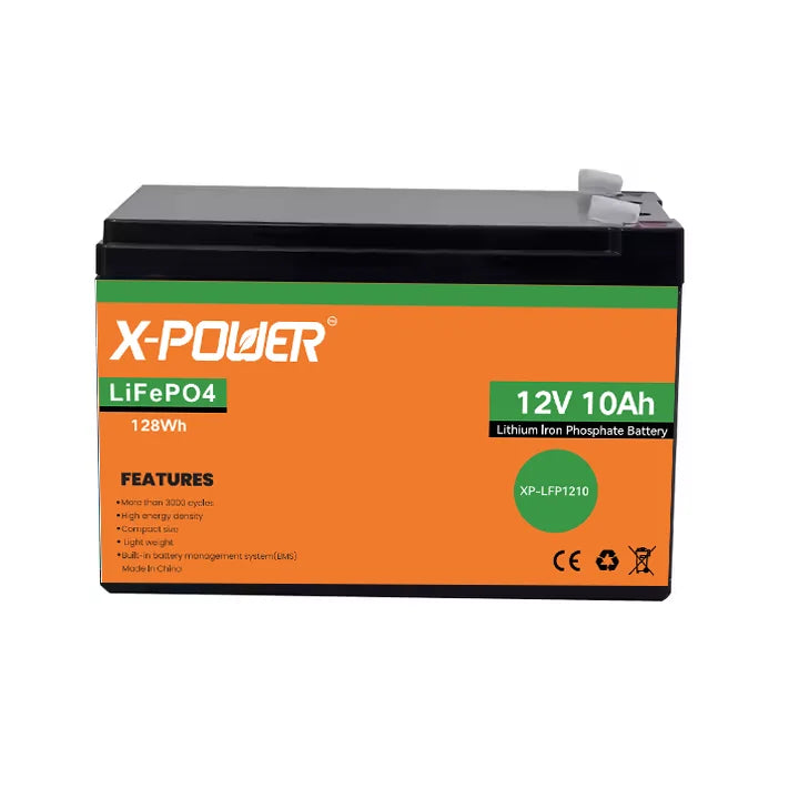 US  Stock Hot Sale  LiFePO4  Battery 12V 7/10/12/20Ah 5-year Lifespan  Built-in BMS Toys Cars  Small UPS Lighting  Backup Power