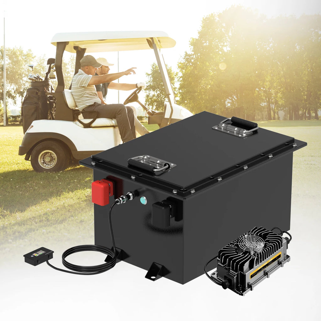 BYD CATL 105AH 12S1P 38.4V Lithium LiFePO4 Battery Pack 36V 100AH Golf Cart Battery Built in BT APP Monitor High Power 200A BMS