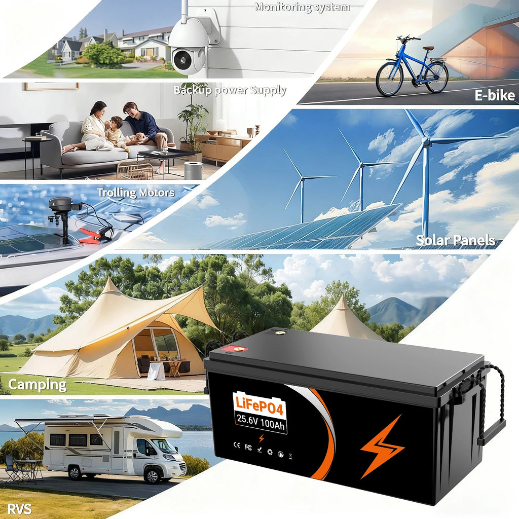EU 25.6v 100ah Home Storage Lithium Battery for Boats Electric Forklifts