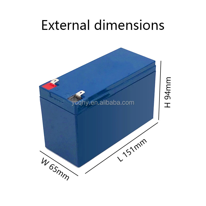 Full Set 12v 7ah Battery case with 3s40a Diy 12 Volt 7ah Lithium Empty Battery Box Plastic