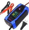 New Smart Pulse Repair Battery Charging 12v24v10A Volt Electric Vehicles Car Charger for Motorcycle Lessolar Battery Charger