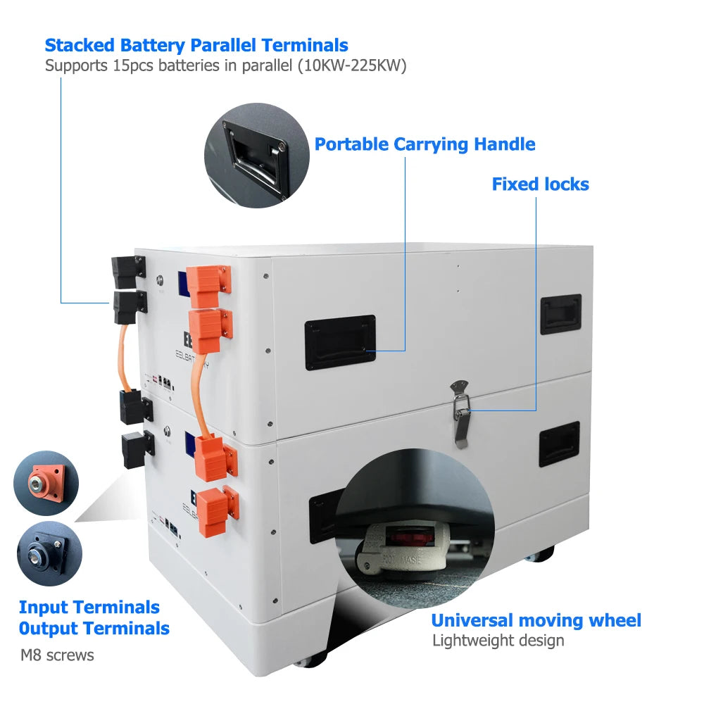 Photovoltaic Kit Lithium Ion Batterie Solar Panel Battery 48v 230ah 280ah 304ah 10kw 15kw 30kw 60kw Lifepo4 Battery Home Bank