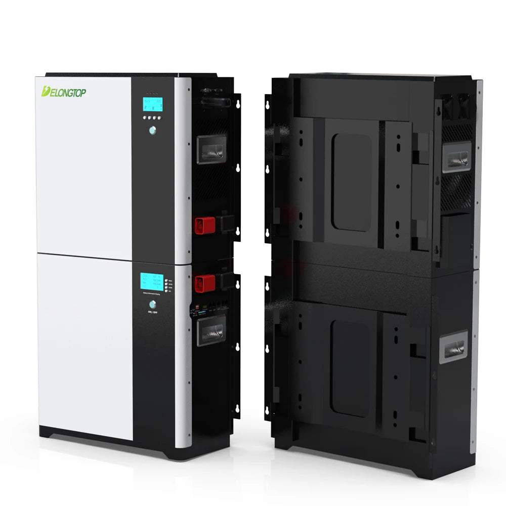 EU Stock Battery Wall Mounted BYD 48V 100Ah 5Kwh 10Kwh 15Kwh Battery Pack All in One Inverter and Battery for Solar Panel System