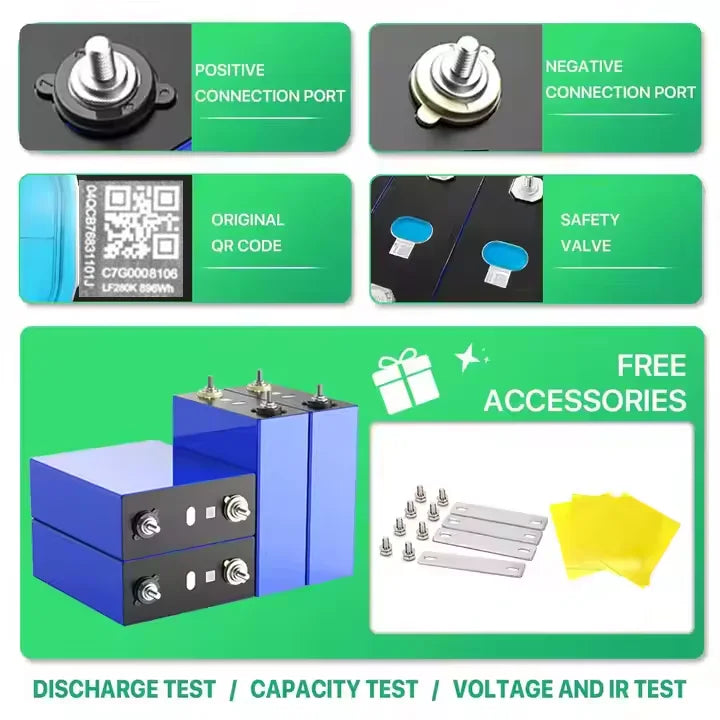 EU Stock Cornex Mb31 314Ah 3.2V LiFePO4 Energy Storage System(ESS-specific) Prismatic Lithium Ion Battery Cell 16kWh DIY Battery