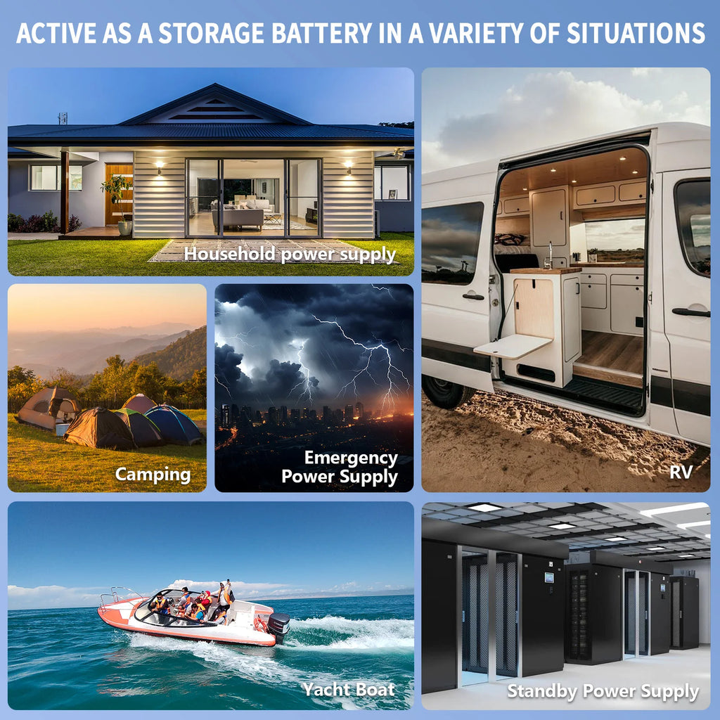 EU UA STOCK NO TAX 12V 24V Solar Battery Lifepo4 Battery 100Ah 200Ah 300Ah Lithium Ion Batteries Pack for Fishing Bait Boats PRIME RJ SOLAR PH