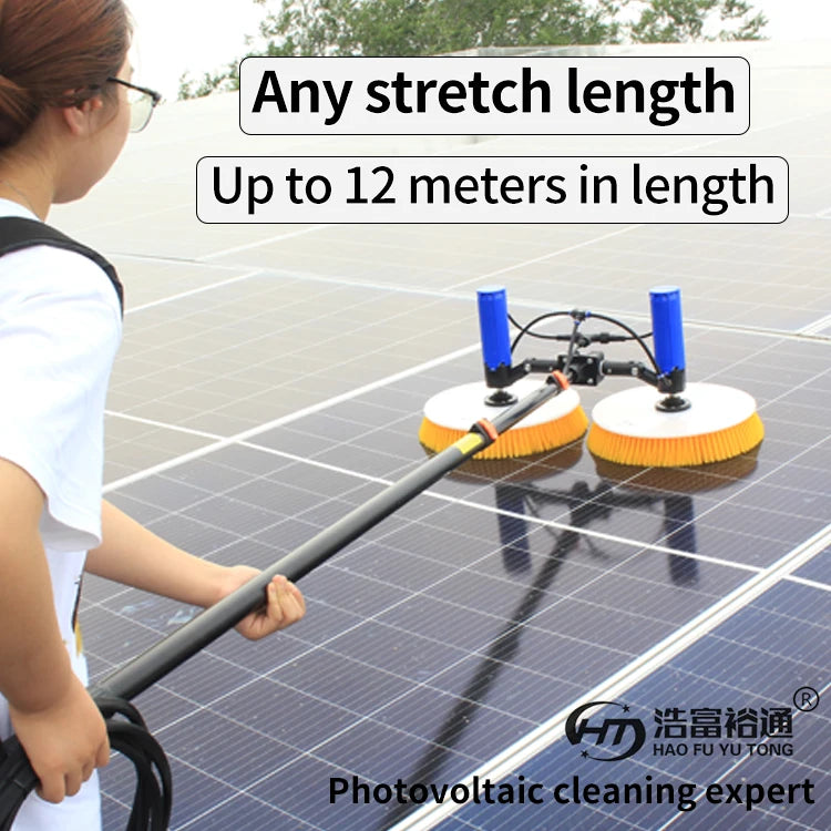 Solar Panel Cleaner Brushes and ,,Window Glass Cleaning Brush Kit ,s,photovoltaic Cleaning Machine Equipment Tool System
