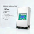 PowMr Smart Solar Panel Controller 60A 12V/24V/36V/48V Auto Upgraded Version MPPT Solar Charge Controller