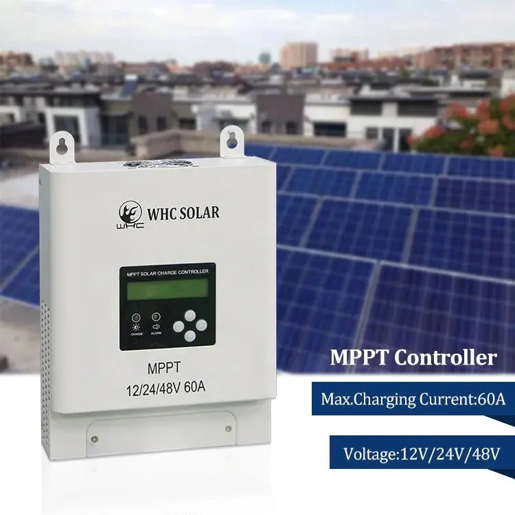 WHC4860F MPPT Solar Power 12 Volts Solar Panel 12V 24V 48V 60A Solar Battery Charger Controller Solar Charger Controller Price PRIME RJ SOLAR PH