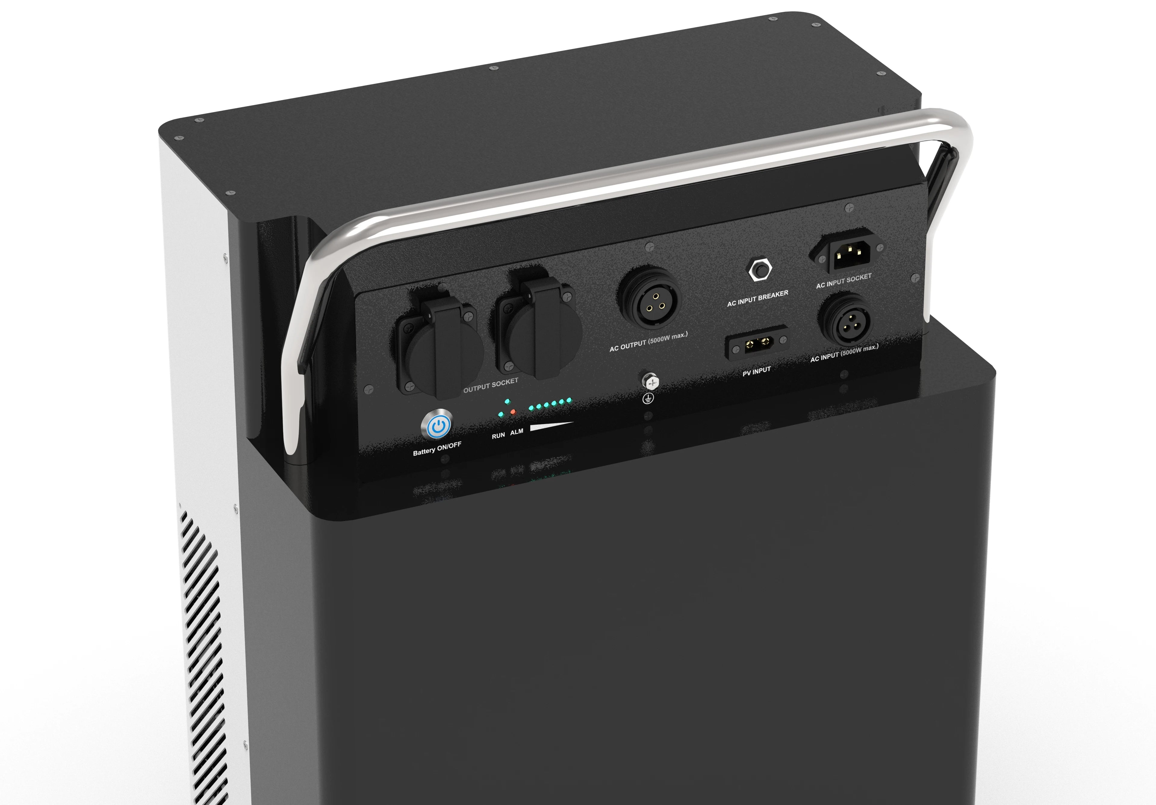 Top Portable Power Station 5KW for Home UPS Energy Storage Backup Solar Power Charging Station LiFePO4 220V 5000W PRIME RJ SOLAR PH