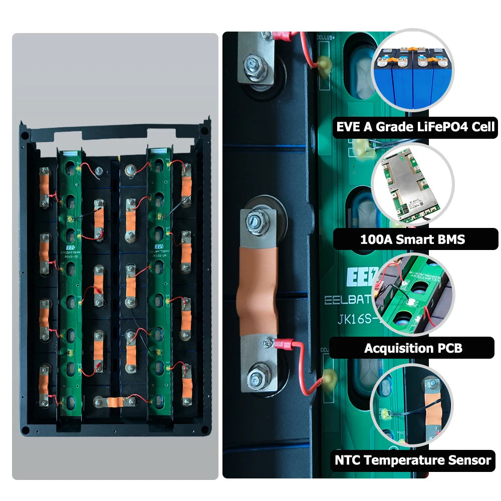 Photovoltaic Kit Lithium Ion Batterie Solar Panel Battery 48v 230ah 280ah 304ah 10kw 15kw 30kw 60kw Lifepo4 Battery Home Bank