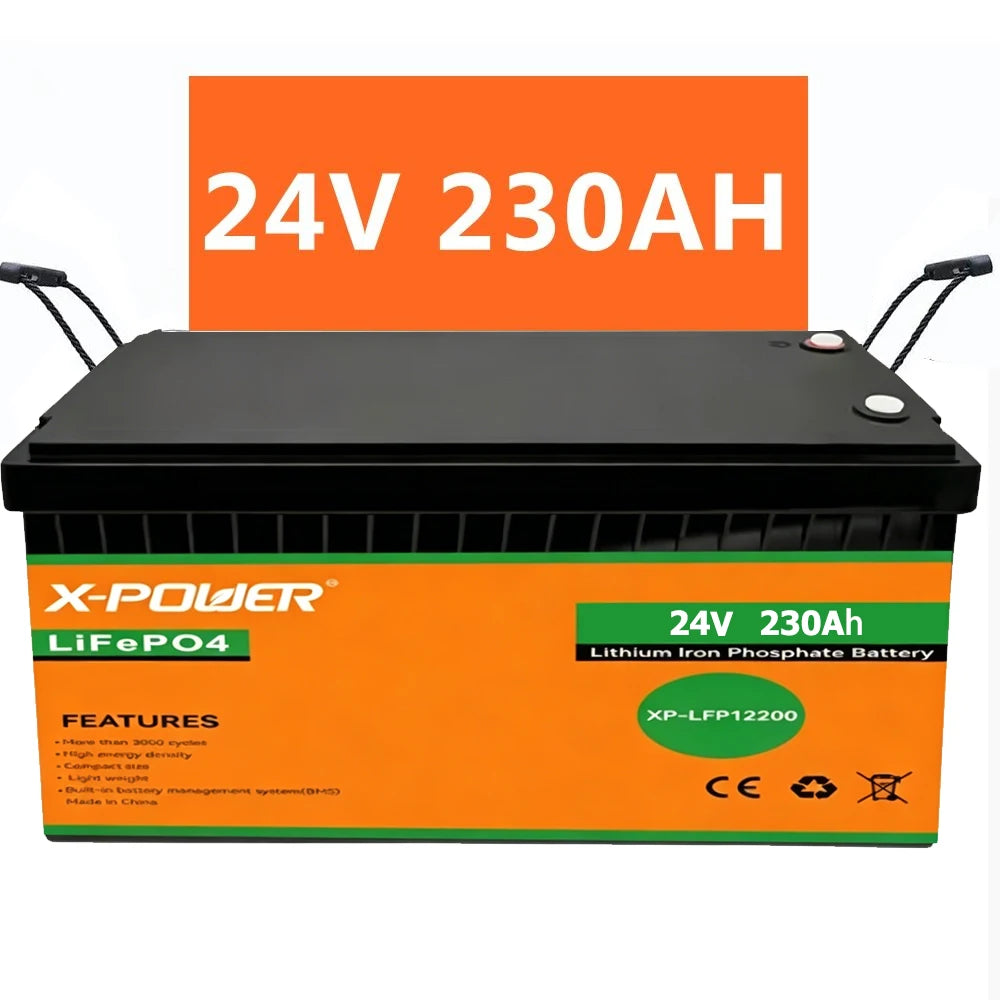 EU Warehouse Stock 12V LiFePO4 Battery Built-in BMS 10/20/50/100/125/200/300/400Ah LFP Lithium Battery for Solar System Inverter