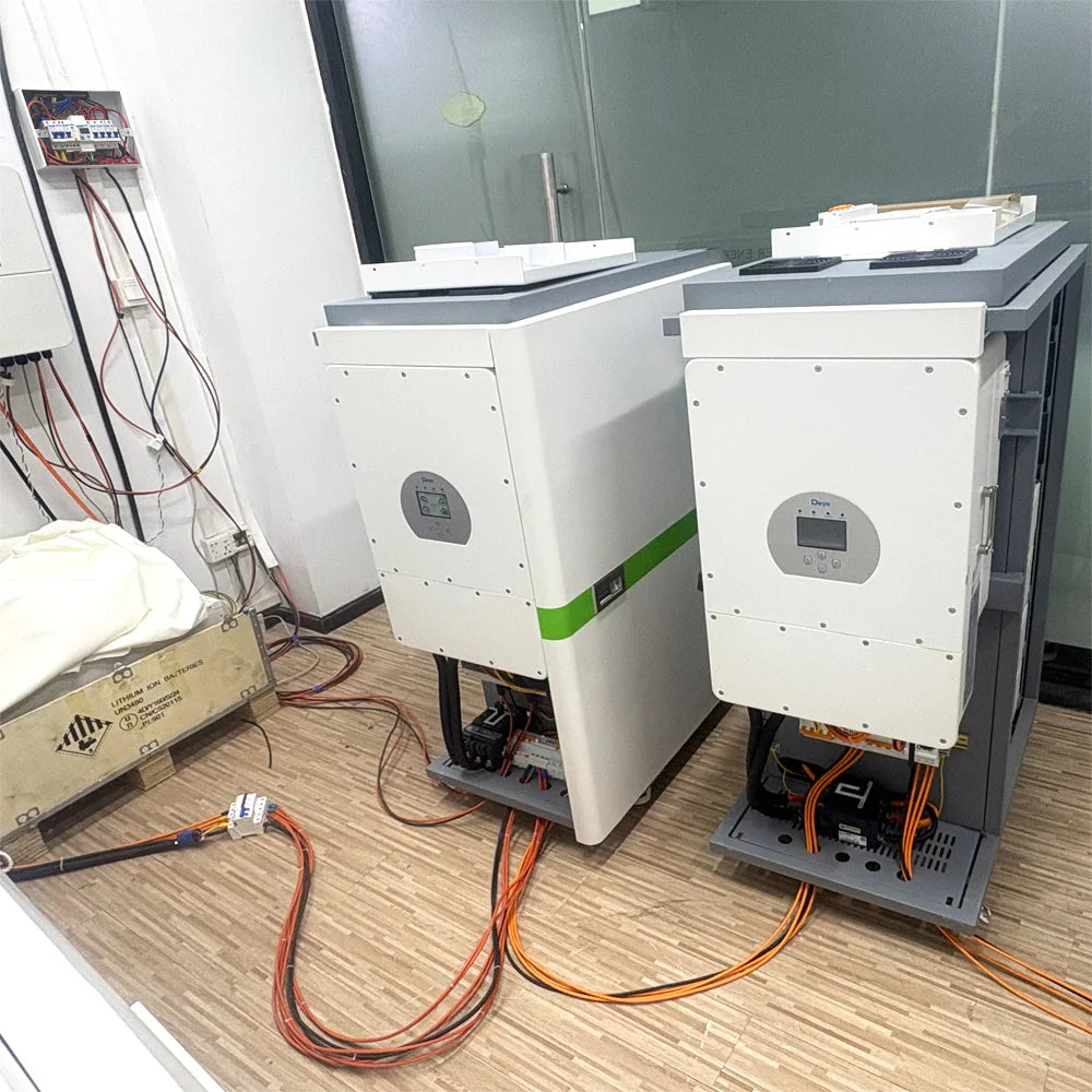All in One Battery and Inverter 30kw 40kw 50kw Solar Hybrid Systems 50kwh 100 kwh Batterie 48v 51.2v Home Storage Energy Battery PRIME RJ SOLAR PH