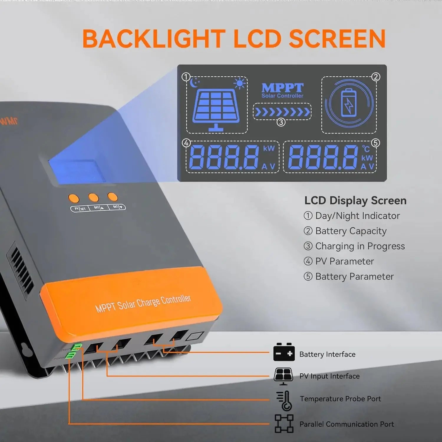 PowMr 60A MPPT Solar Charge Controller PRIME RJ SOLAR PH