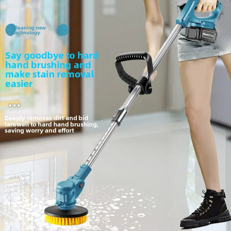 Cisivis S-5. Professional Industrial Grade Multi-in-One Retractable Electric Cleaning Brush 21V 50/60Hz 1 Year Warranty Bathroom