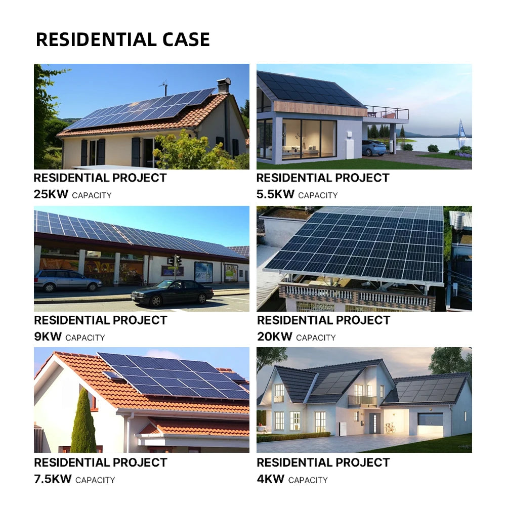 Complete Solar System 5000w 200w 5kw off Grid Solar with Battery for Photovoltaic With Panel Set 1kwh 1000watts for Home