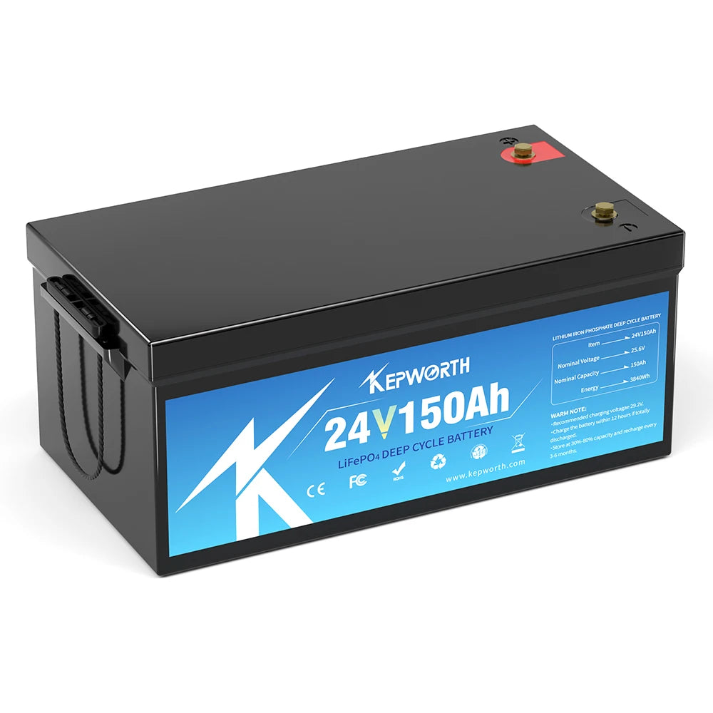 US Stock Free Shipping Kepworth 24v 60Ah 100ah 150Ah 200Ah Lithium Battery 24v 300ah Lithium Batteries Lifepo4 24v