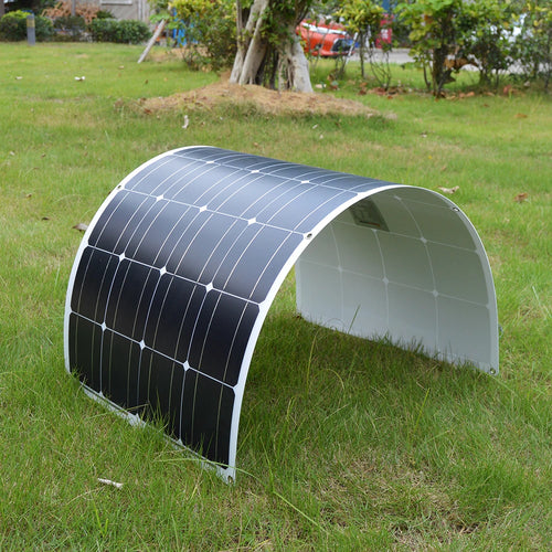 4PCS 12V 100W Flexible Mono Solar Panel for Car Battery  Boat  Home 200w 400w  1000w Solar System Dokio