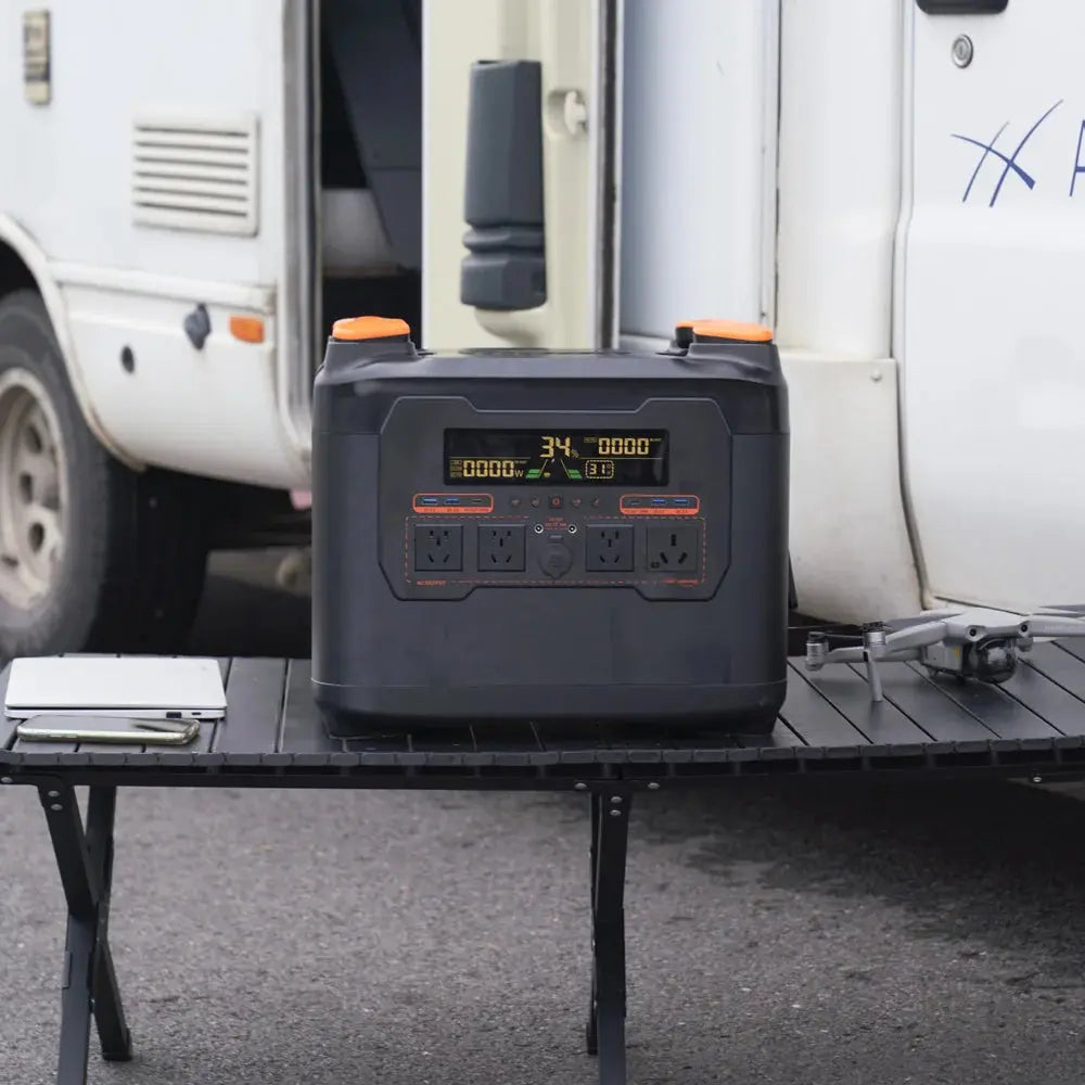 2400W Power Bank AC Output Solar Panel MPPT 1200W Fast Charging Solar Generator Camping Supply PRIME RJ SOLAR PH
