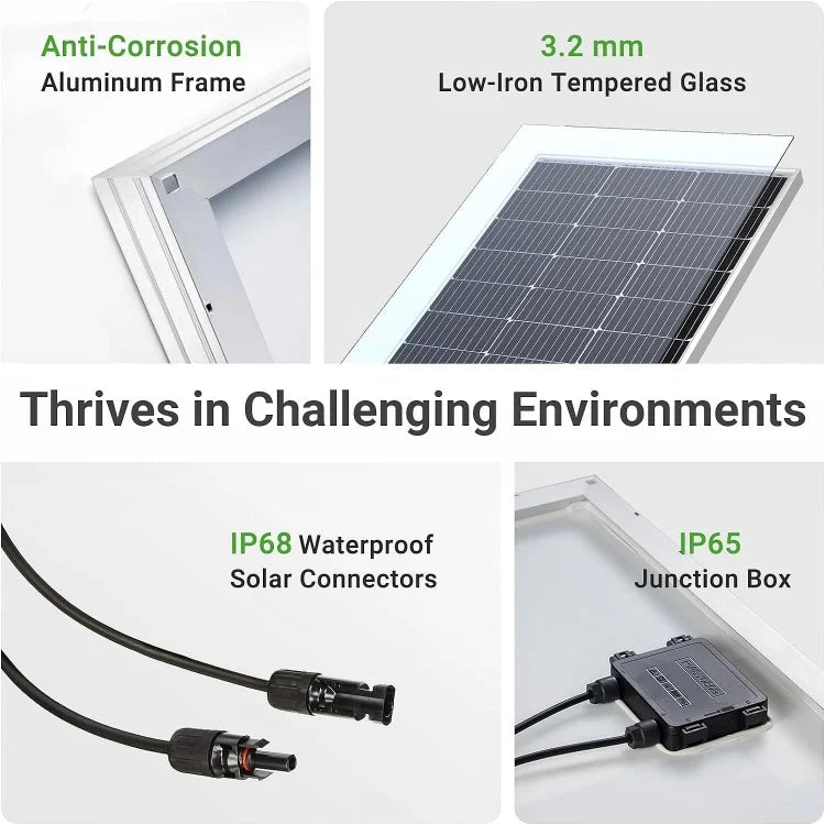 CE RoHS 12v 18v 24v Power PV Mono Solar Panels 50W 100W 300w 330w 350w 400w 500w Home Use Solar Panel