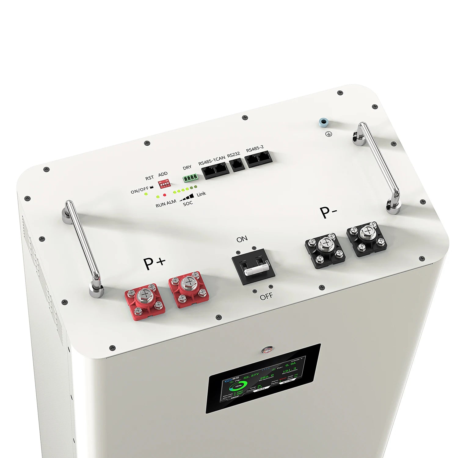 Poland Warehouse 51.2V 48V 16S Durable Metal Battery Box Energy System with JK V19 BMS Heating Pad 16KWh for Home Use