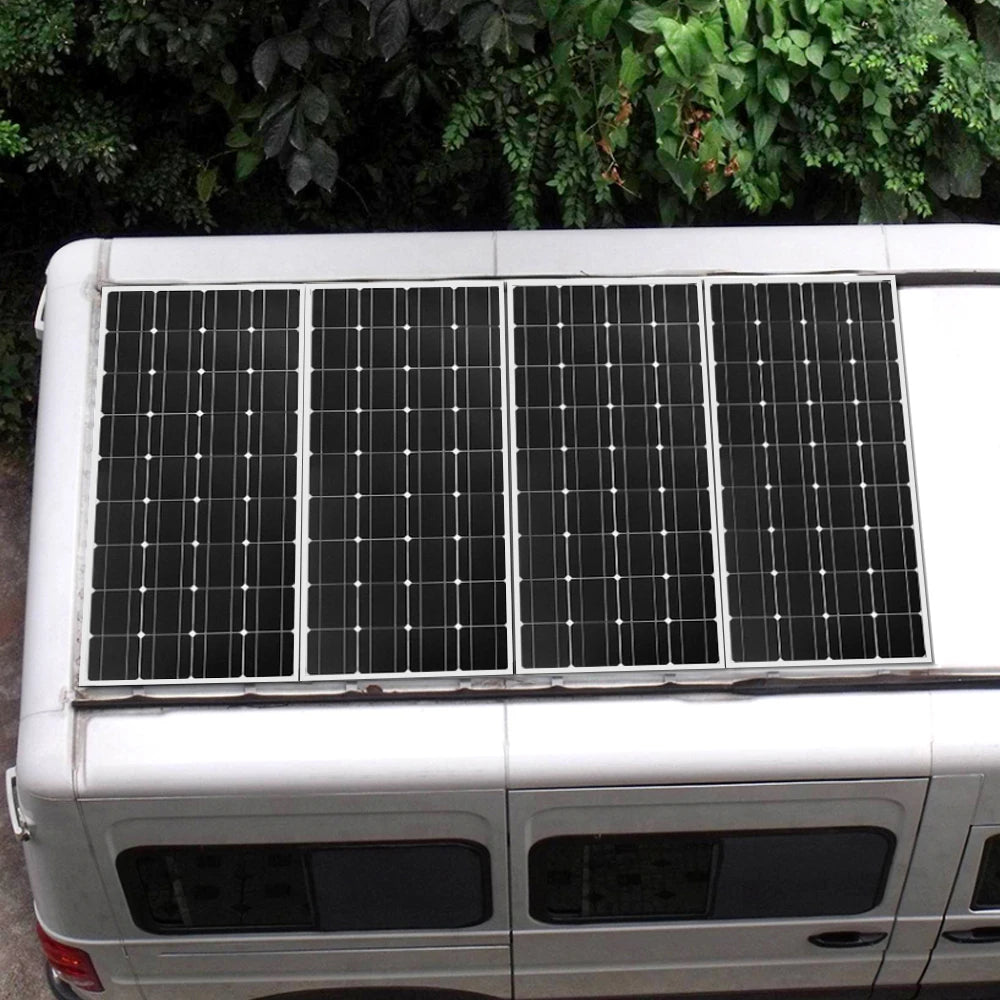 BOGUANG 150W 18V Lightweight Solar Panel Module PV Power Cell 12V Battery Charging Boat Caravan Grid Off-Grid CE FCC RoHS WEEE