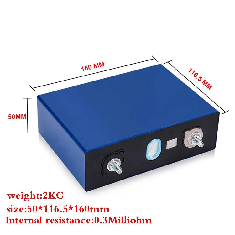 Deep Cycle 3.2V 100ah Battery CALB 100AH With Connector and Screws for EV Lithium Ion Calb Battery Lifepo4 100ah