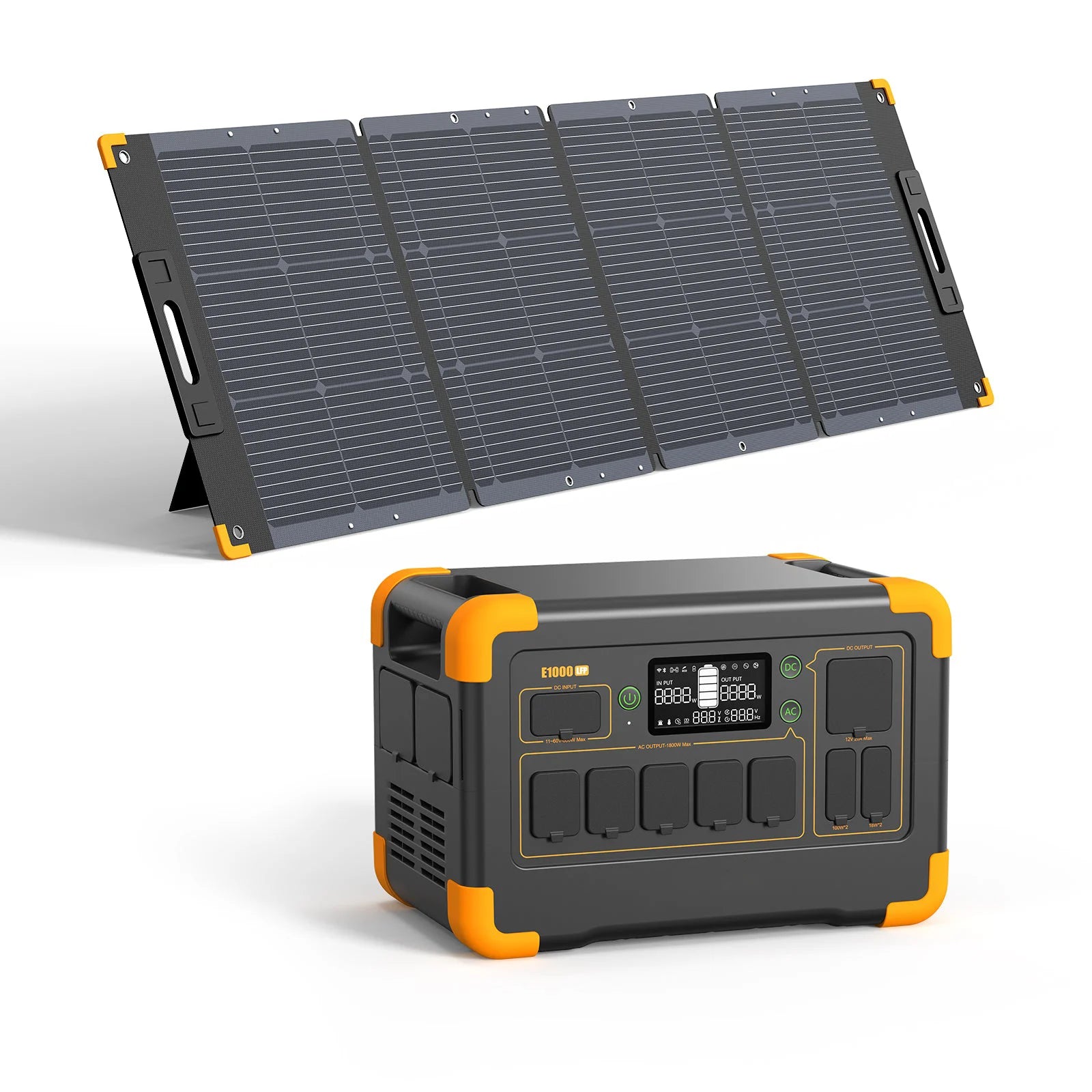Wholesale 1024Wh 1800W LiFePO4 Battery Solar Generator Electric Power Bank Station for Camping Backup PRIME RJ SOLAR PH