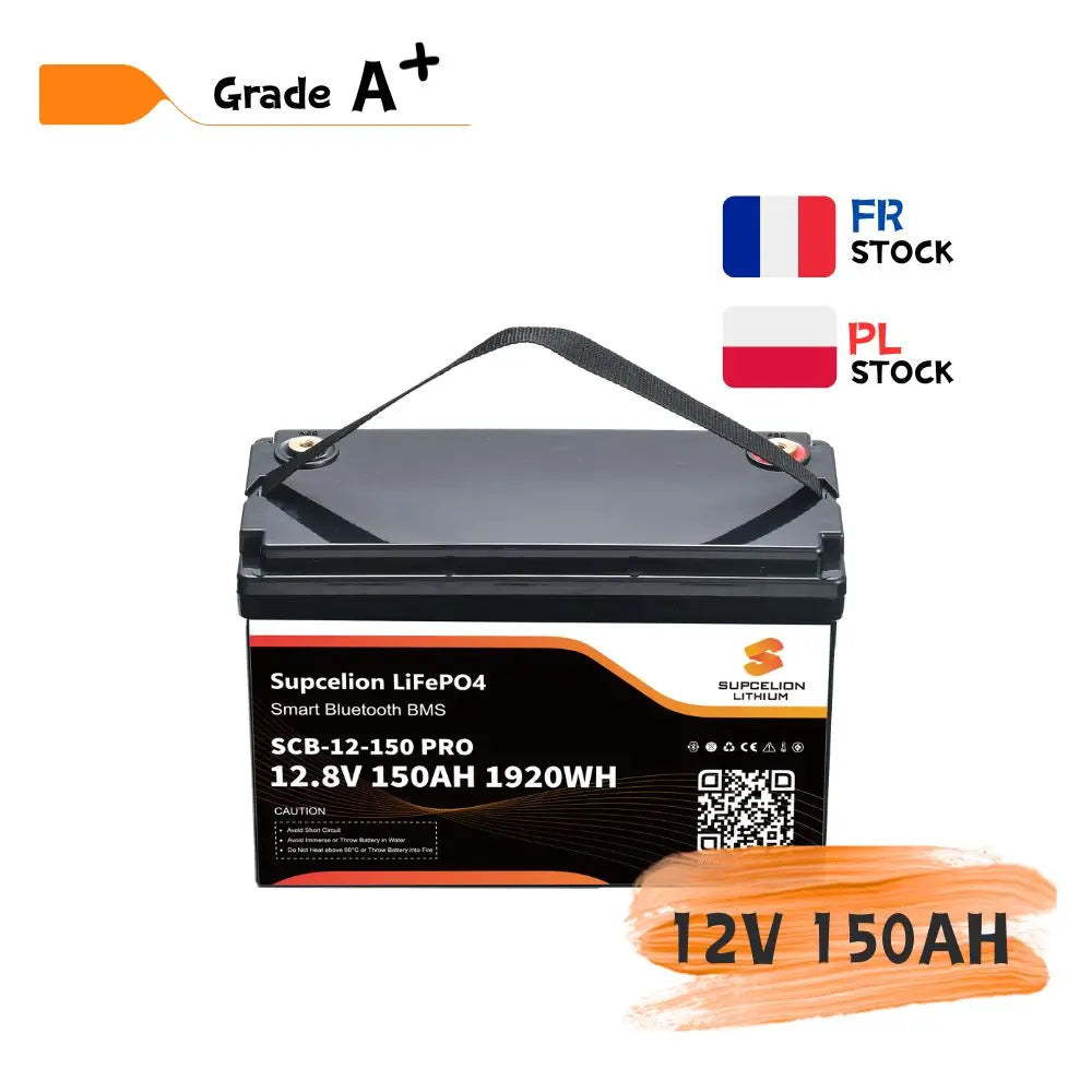 12V100AH PRO LiFePO4 4000-Cycle Li-ion Battery From Jiangxi Shipped Directly to EU Countries with Bluetooth and BM Protection